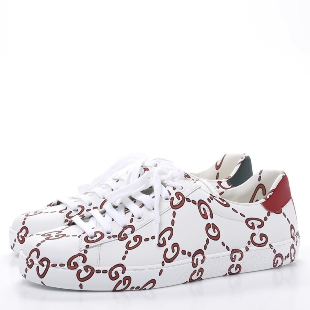 Authentic RARE limited edition Gucci web ghost ace sneakers